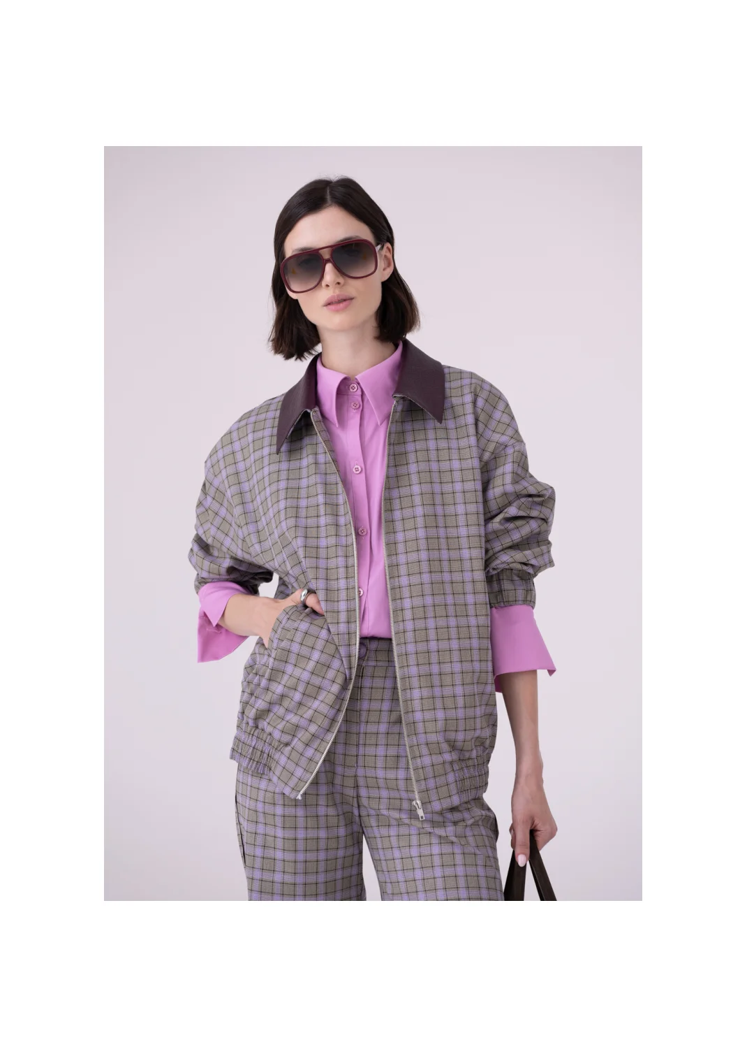 Bomber jacket ARNIKA check   - 159213