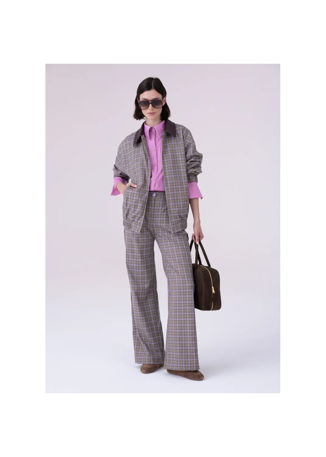 Trousers ARNIKA checkered - 159247