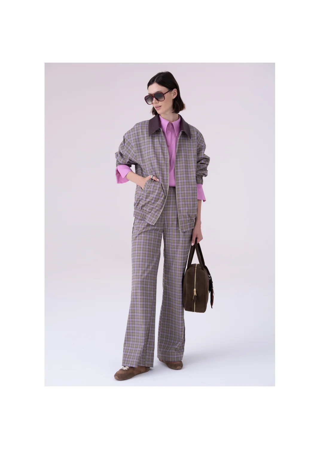 Trousers ARNIKA checkered - 159248