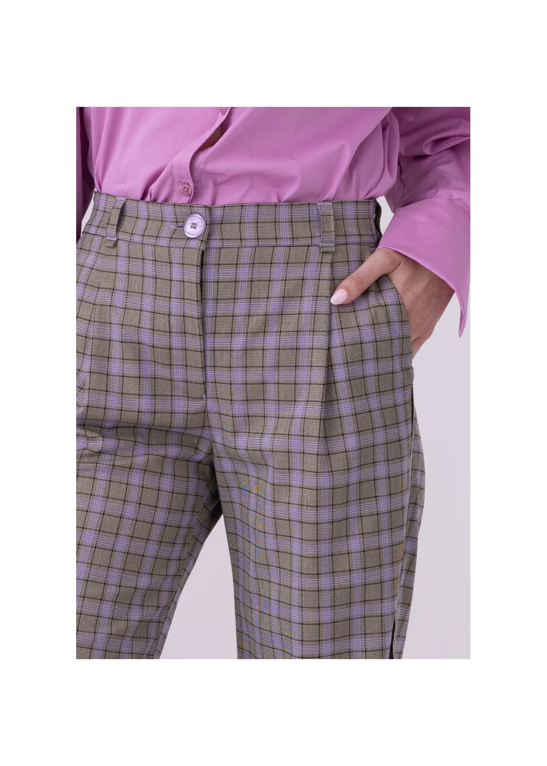 Trousers ARNIKA checkered - 159239