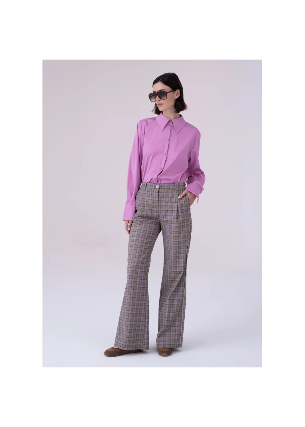 Trousers ARNIKA checkered - 159240