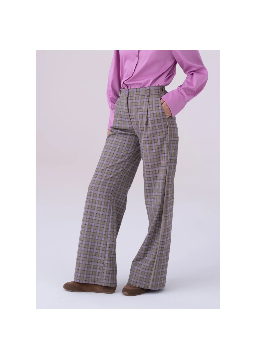 Trousers ARNIKA checkered - 159241