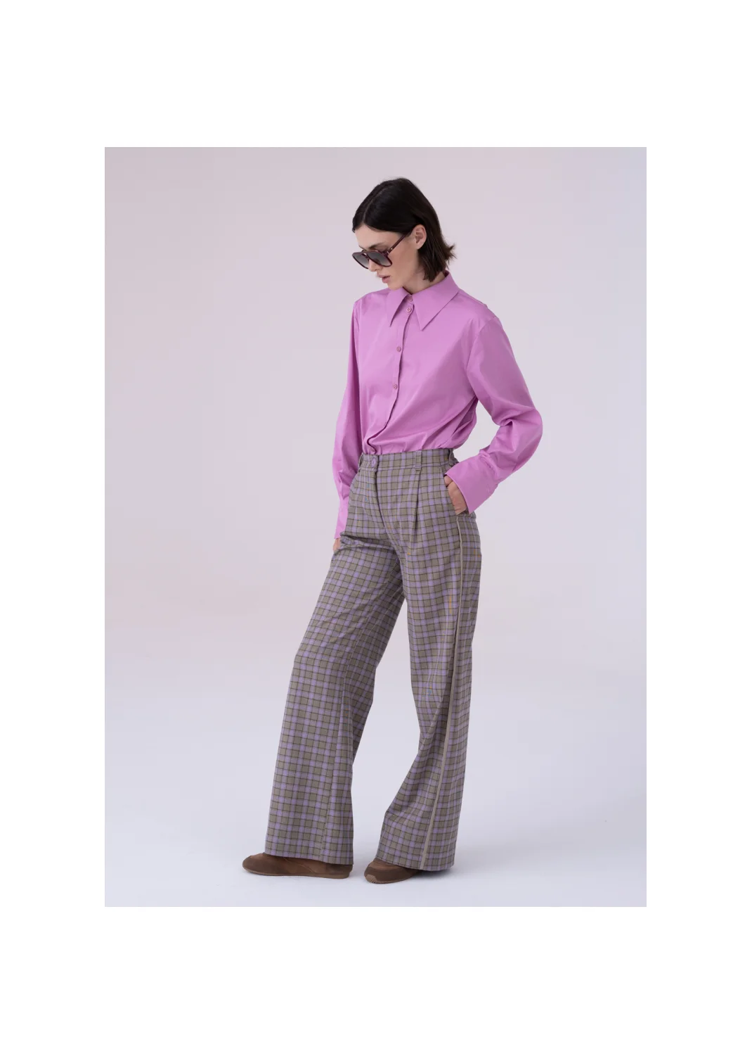 Trousers ARNIKA checkered - 159242