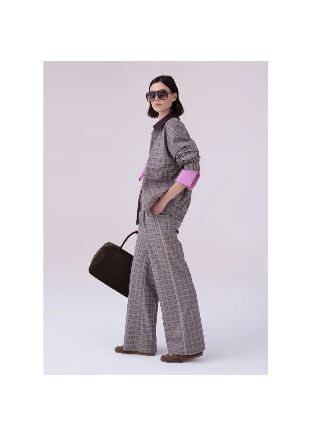 Trousers ARNIKA checkered - 159245