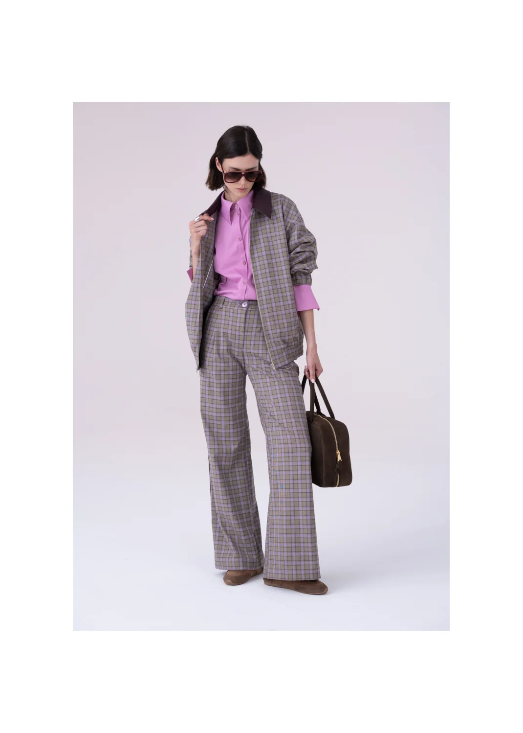 Trousers ARNIKA checkered - 159246