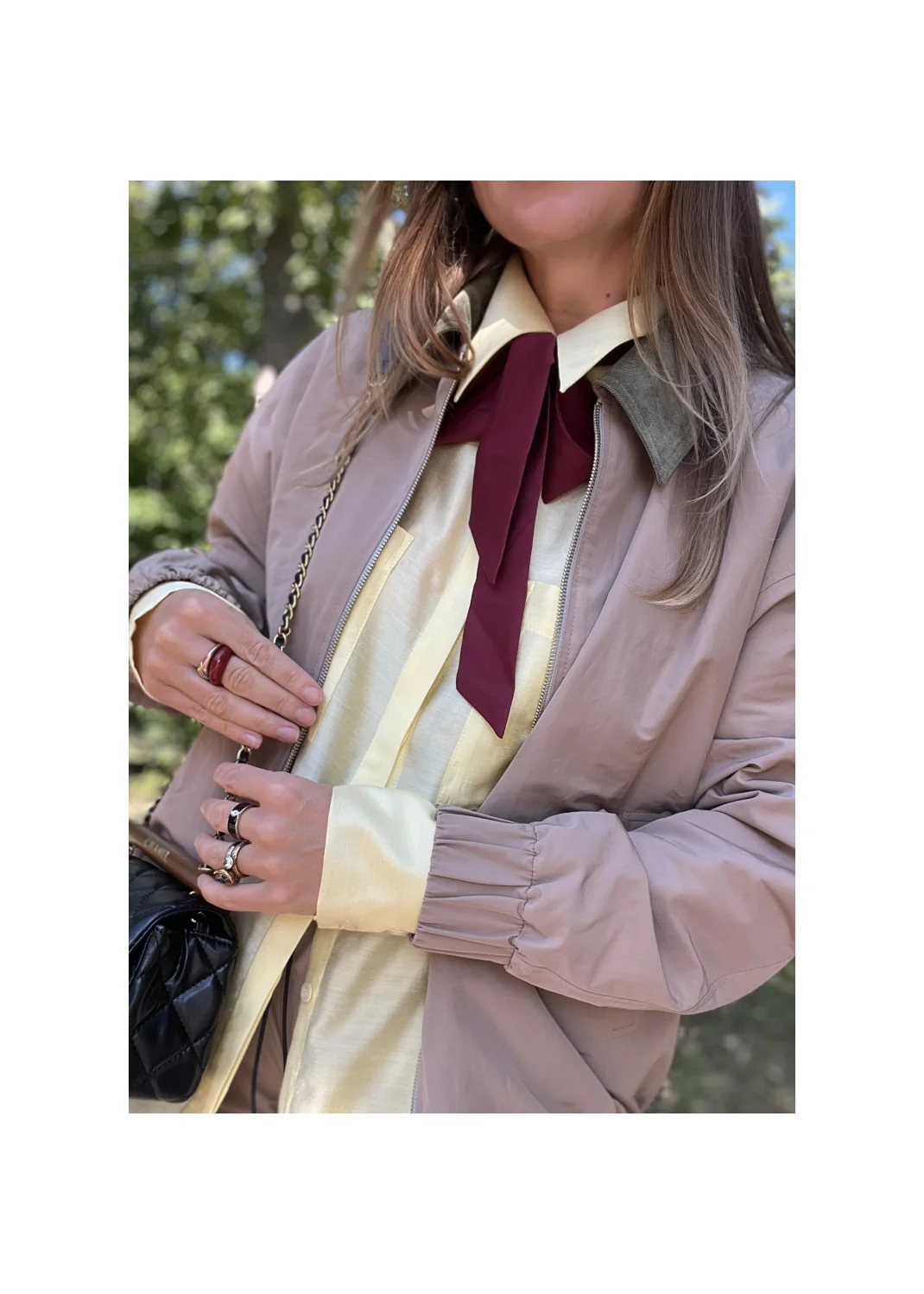 Sash ARALIA burgundy  - 159296