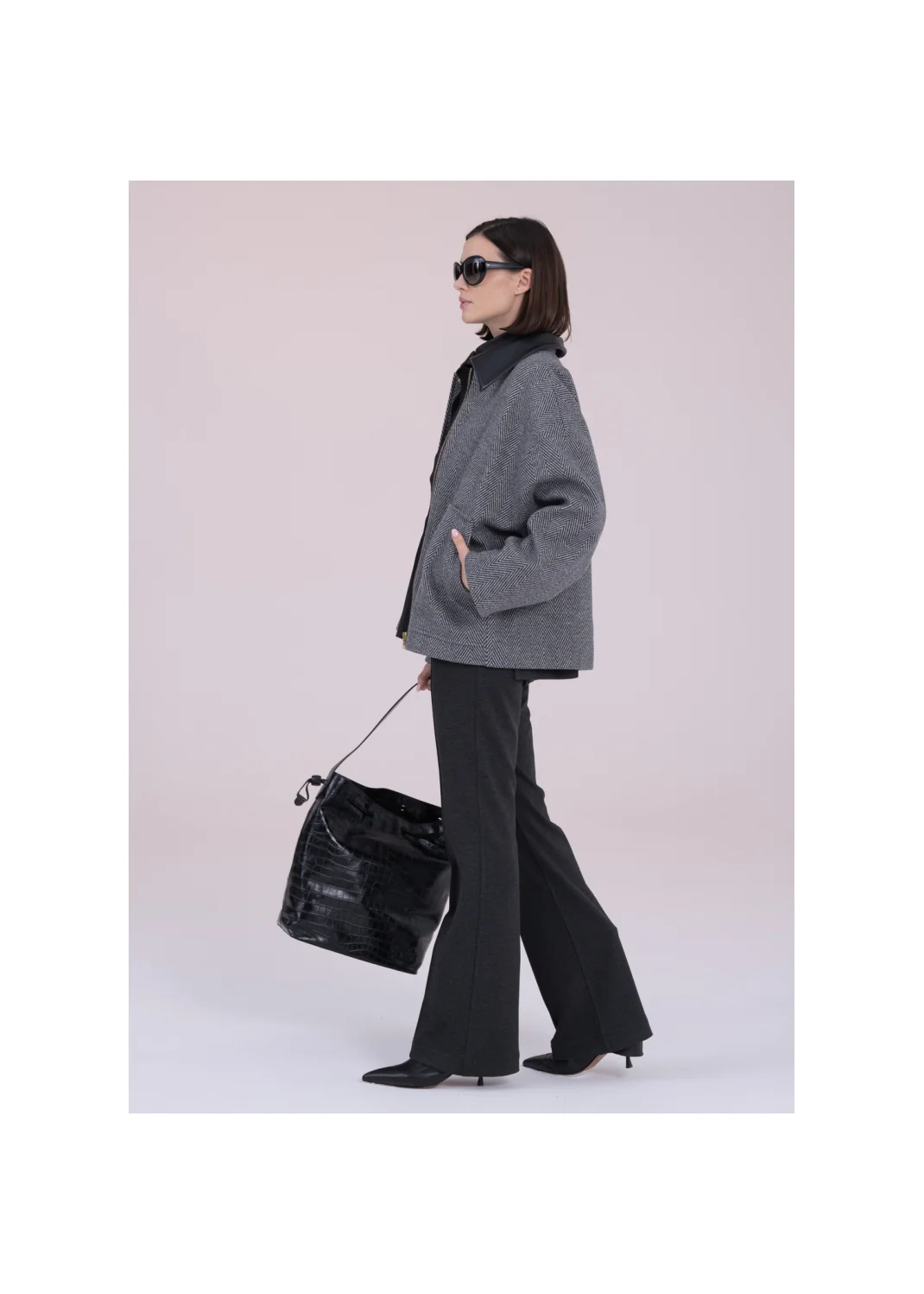 Jacket MANTLE herringbone - 162611