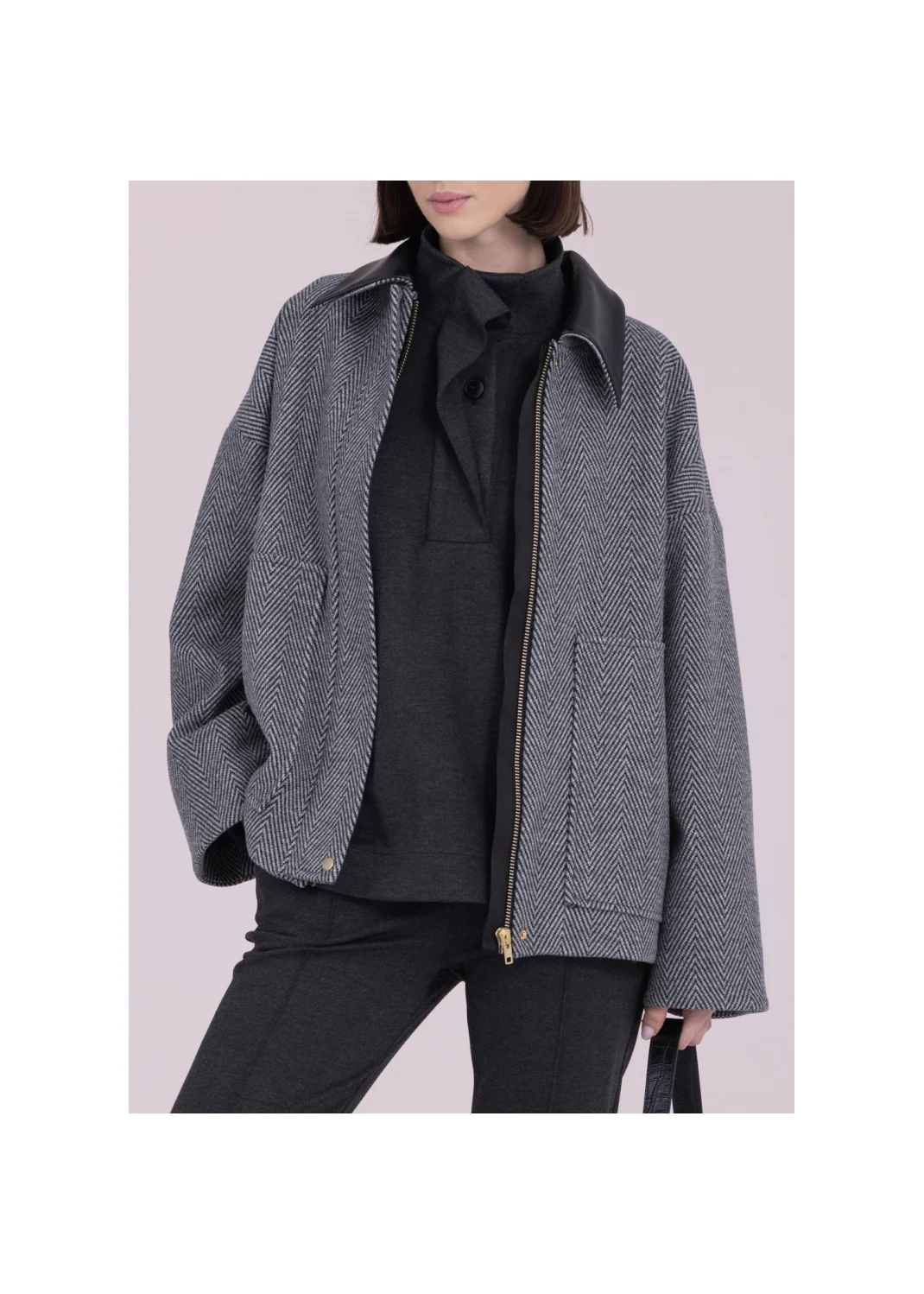 Jacket MANTLE herringbone - 162614