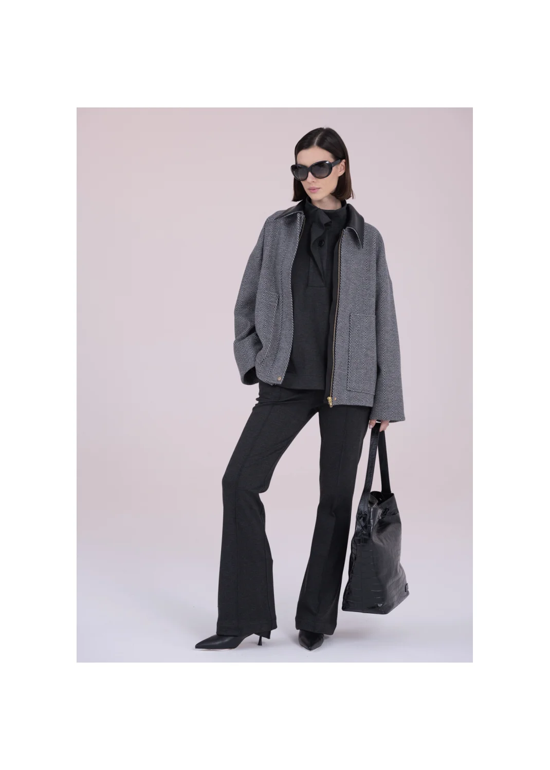 Jacket MANTLE herringbone - 162615