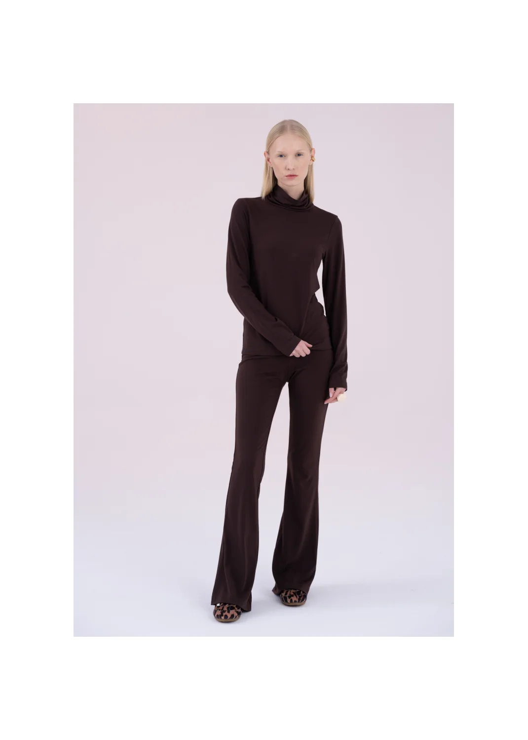 Turtleneck DAISY brown - 167570