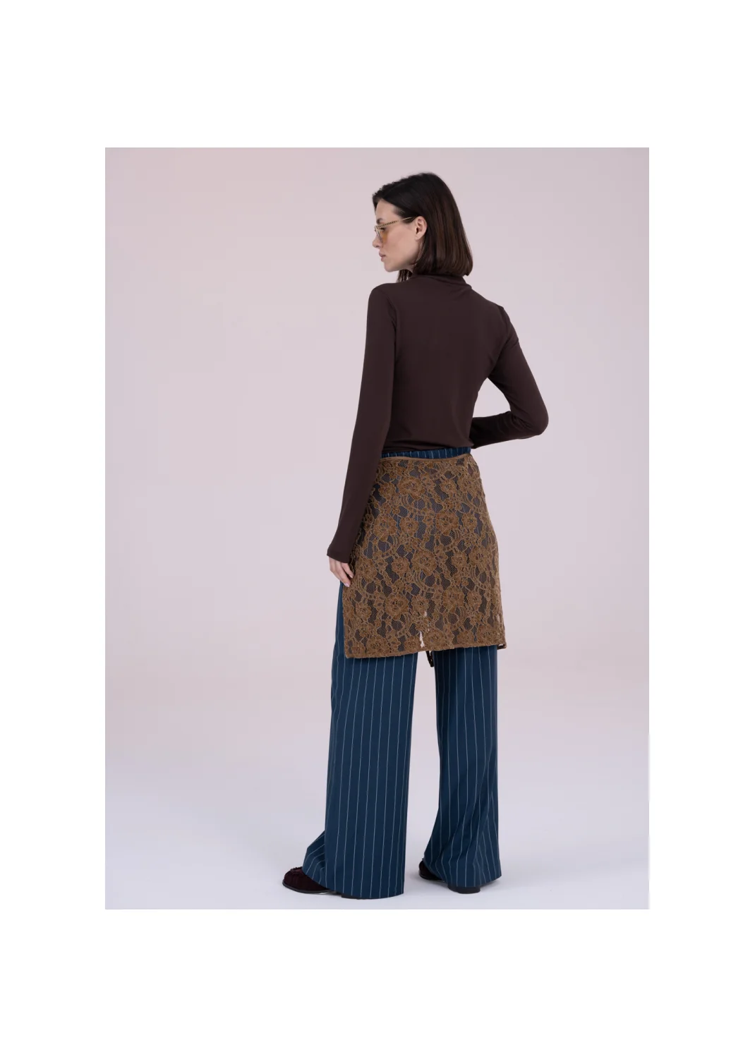 Turtleneck DAISY brown - 163563