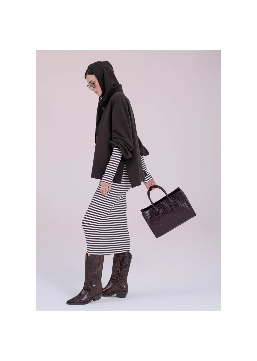 Dress CLEMIS chocolate - 163559