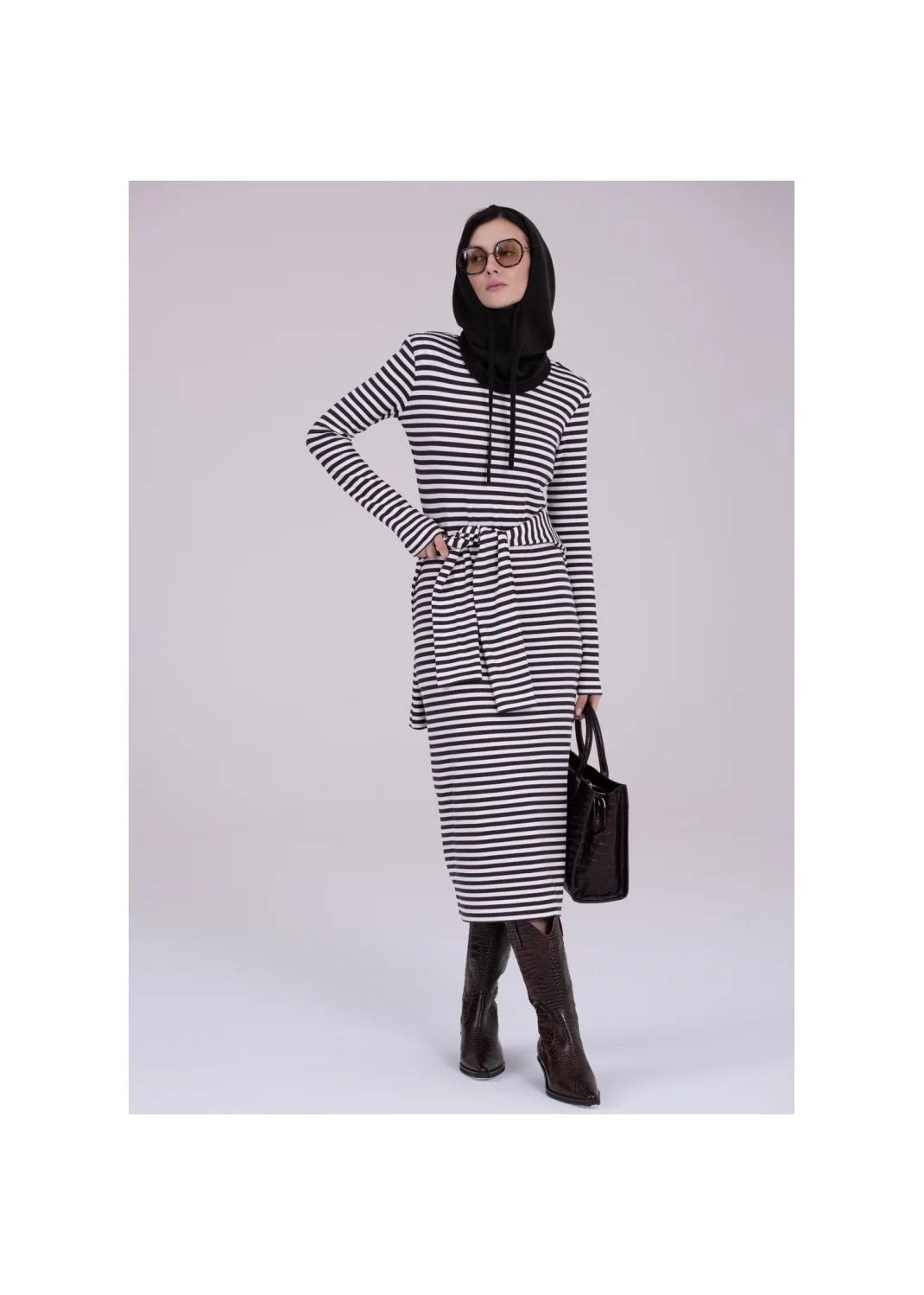 Dress CLEMIS chocolate - 163552