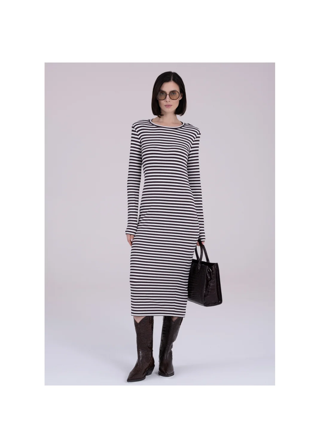 Dress CLEMIS chocolate - 163556