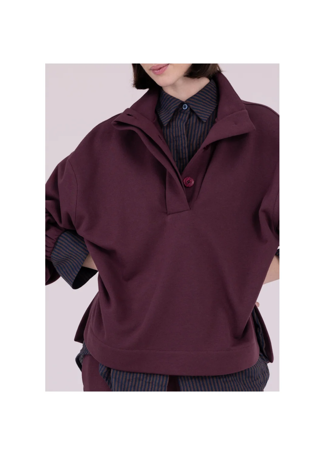 Sweatshirt MORAINE cherry - 163528
