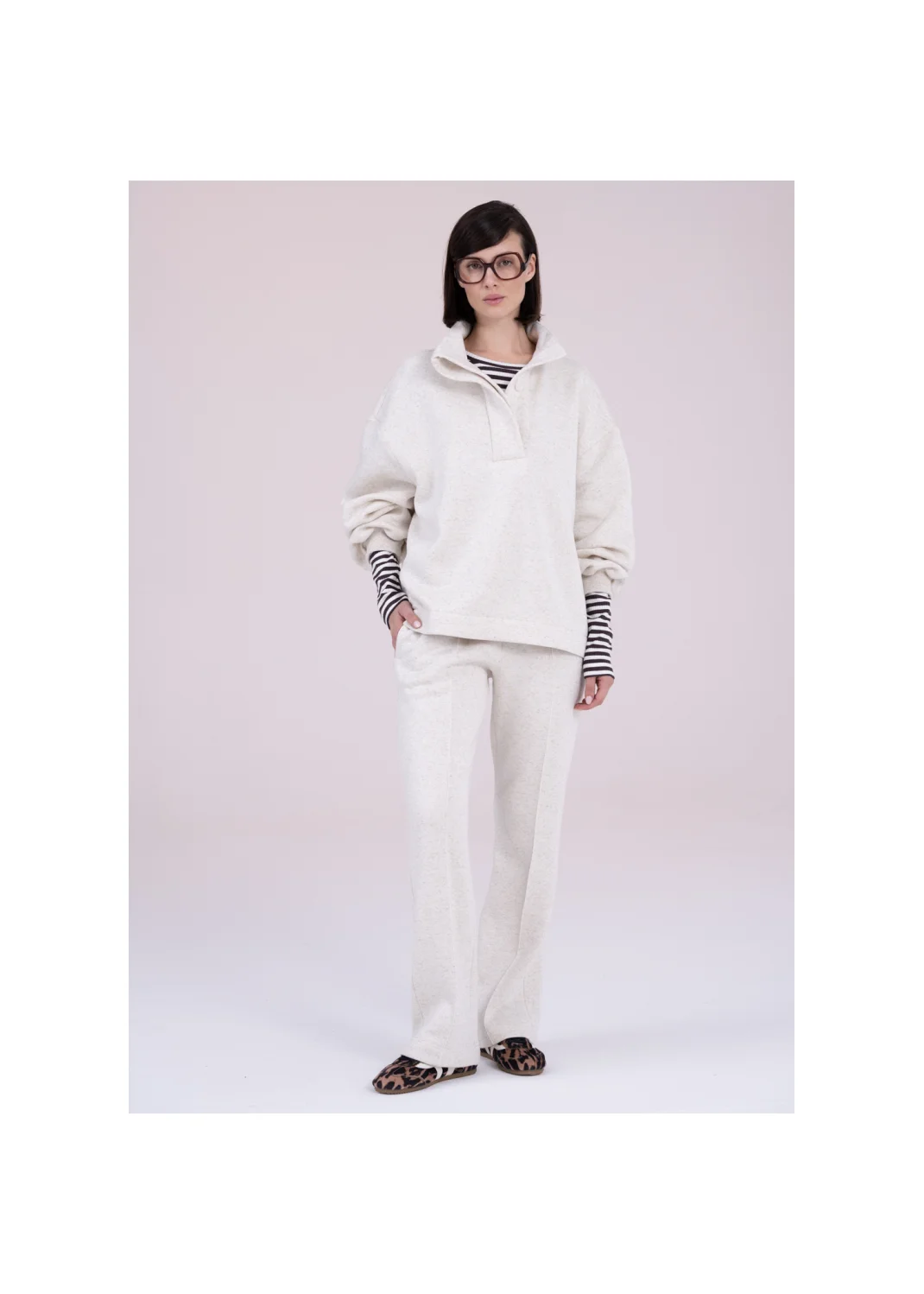 Sweatshirt MORAINE beige melange - 163511