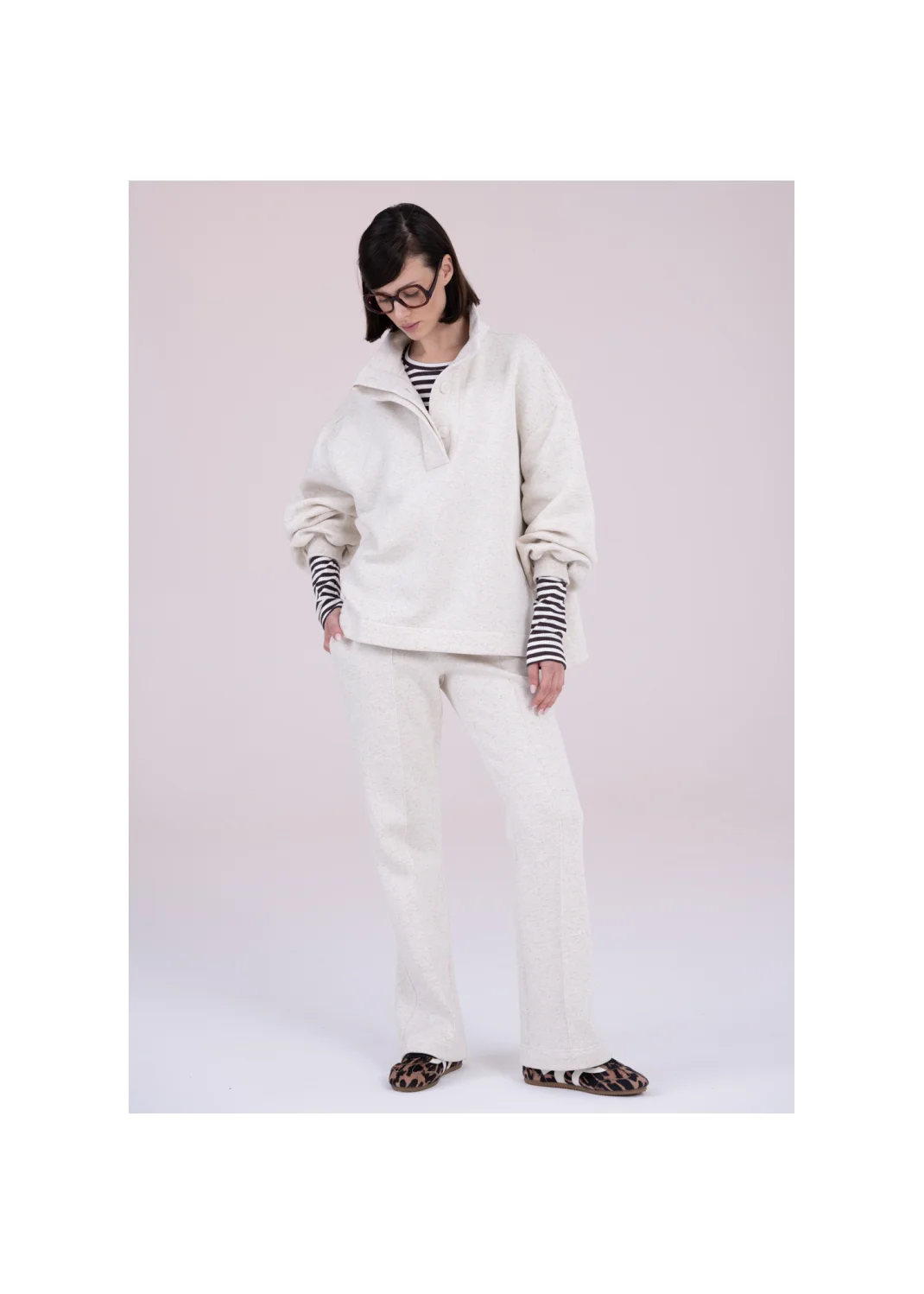 Sweatshirt MORAINE beige melange - 163513