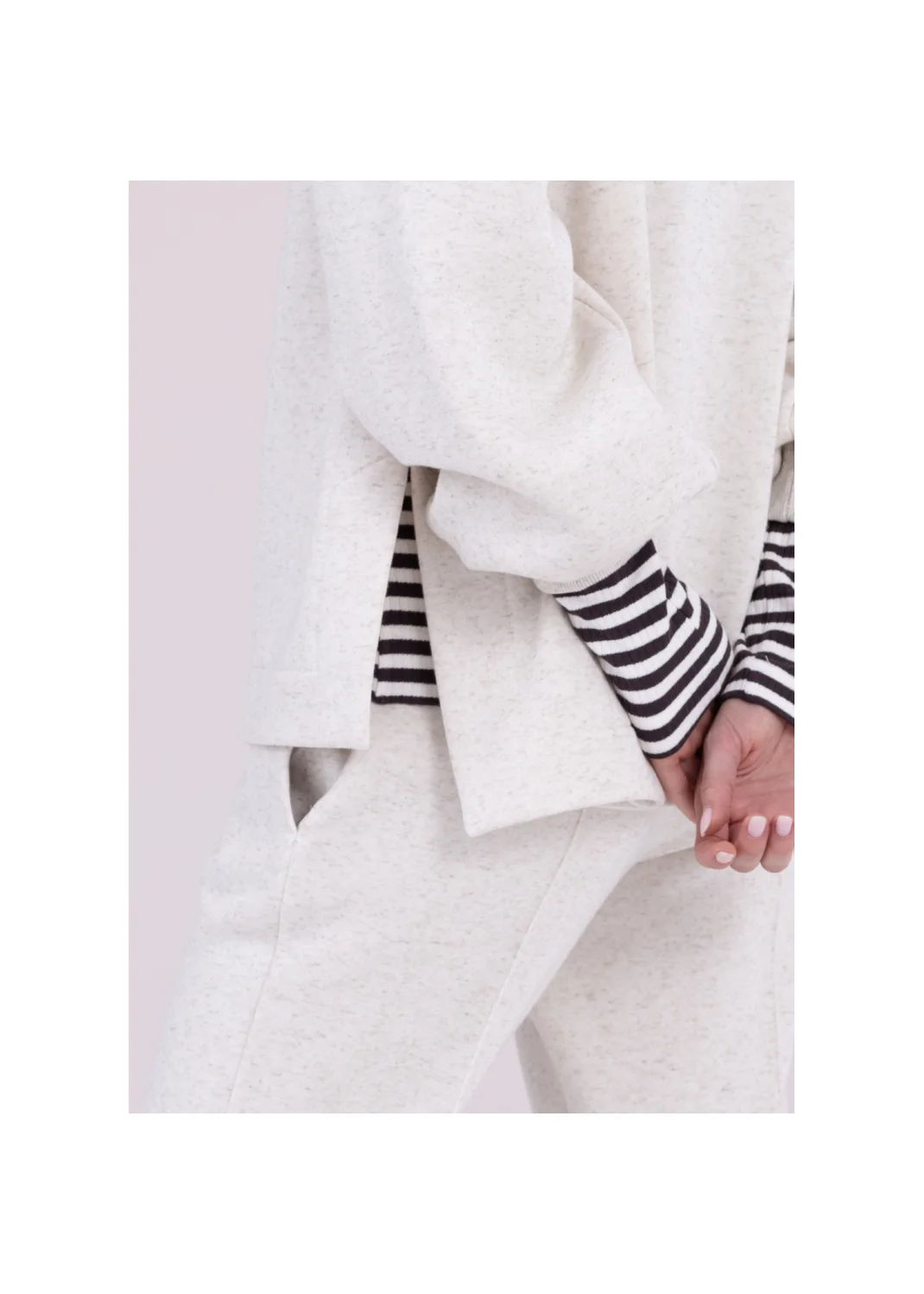 Sweatshirt MORAINE beige melange - 163516