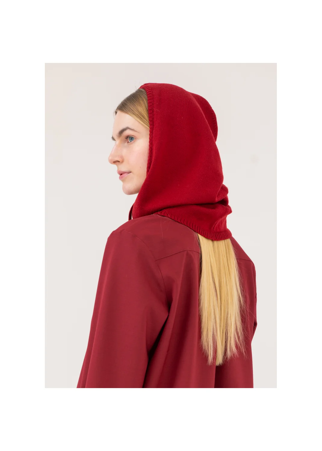 Balaclava HEATHER burgundy - 203739
