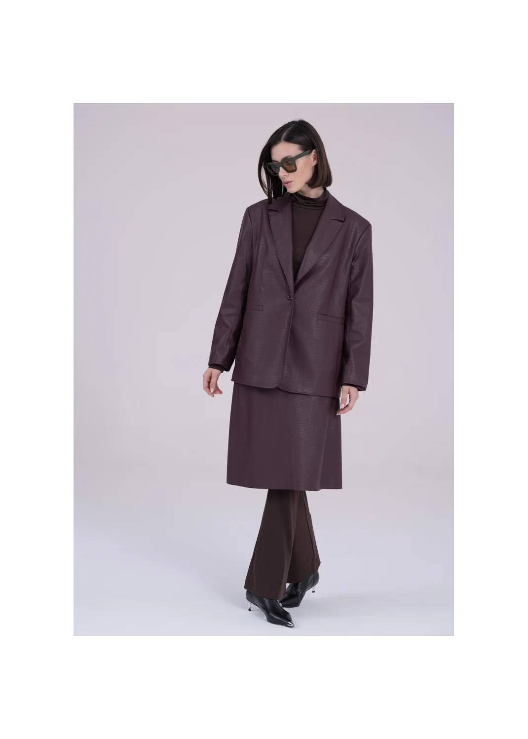 Jacket PETAL leather  - 163468
