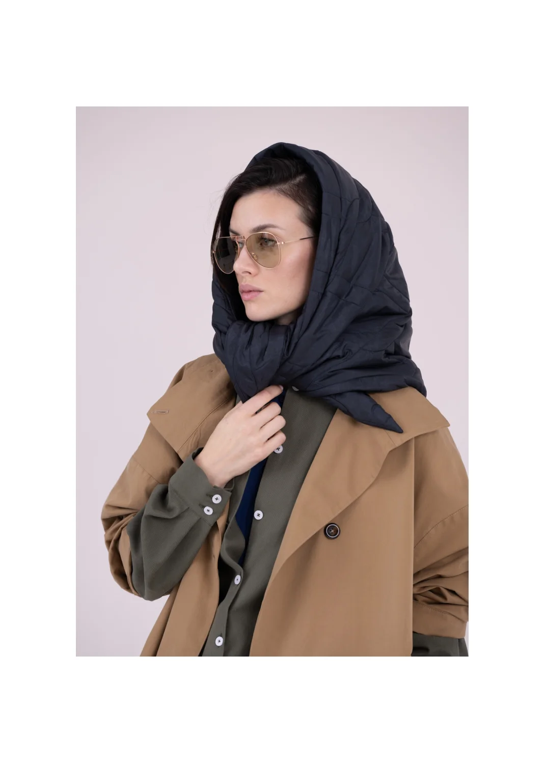 Scarf BLOOM black - 163454