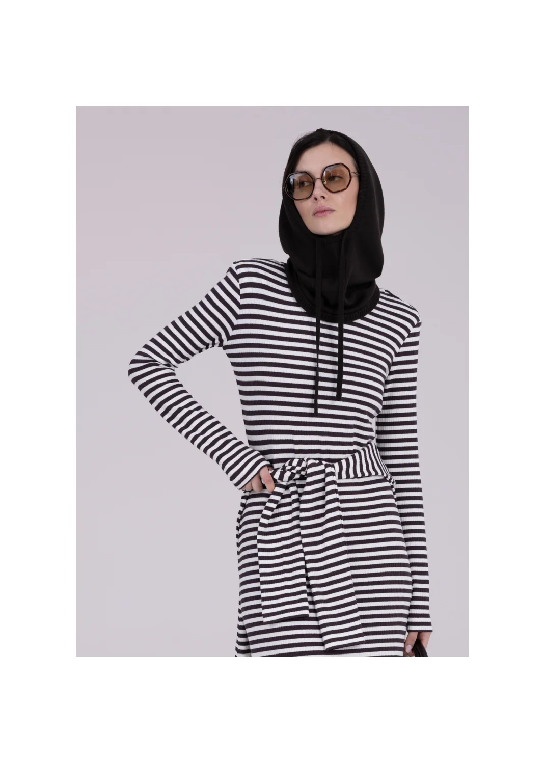 Balaclava HEATHER choco - 163433