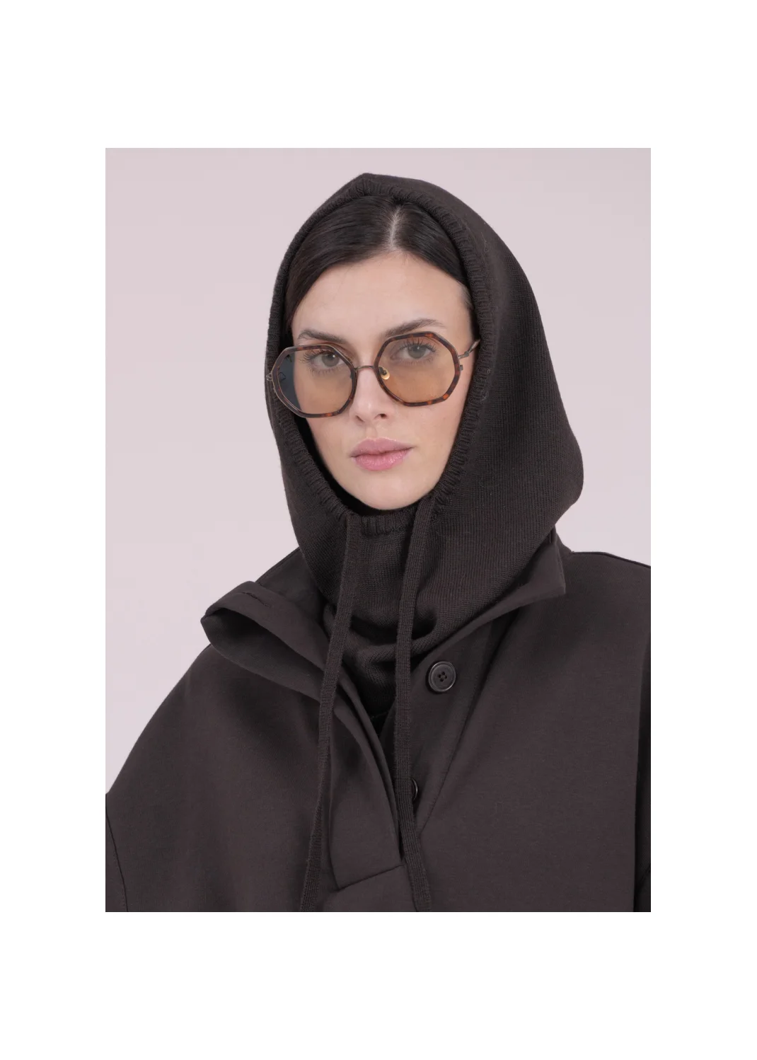 Balaclava HEATHER choco - 163434