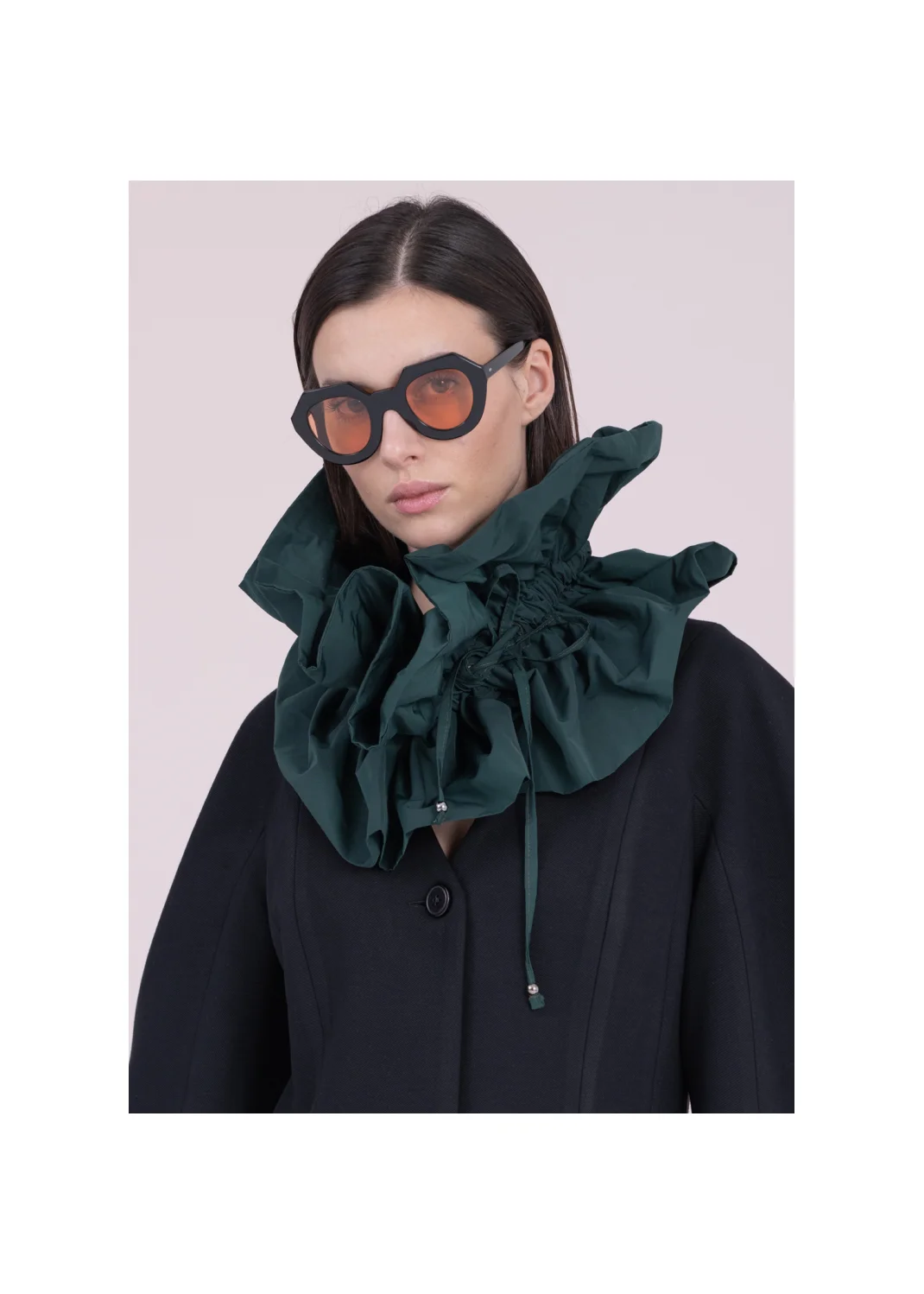 Collar CASCADA bottle green - 163767