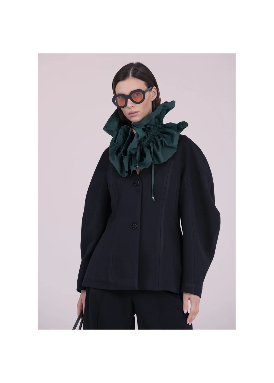 Collar CASCADA bottle green - 163768