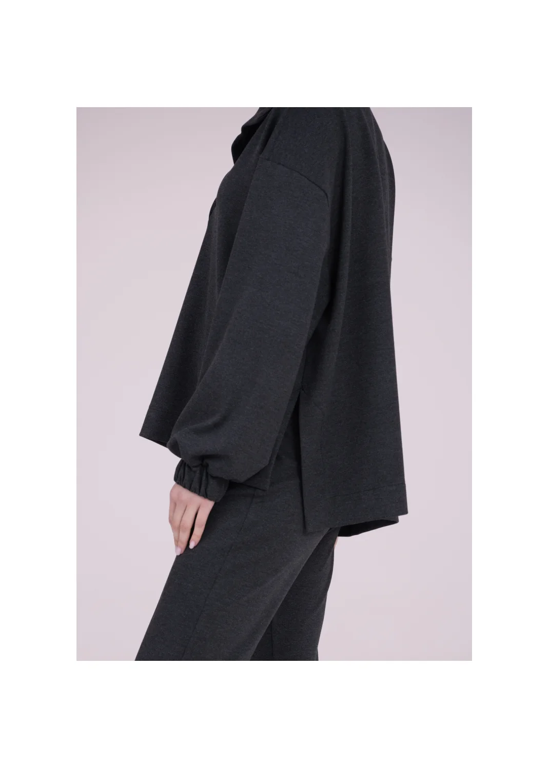 Sweatshirt MORAINE graphite - 163954