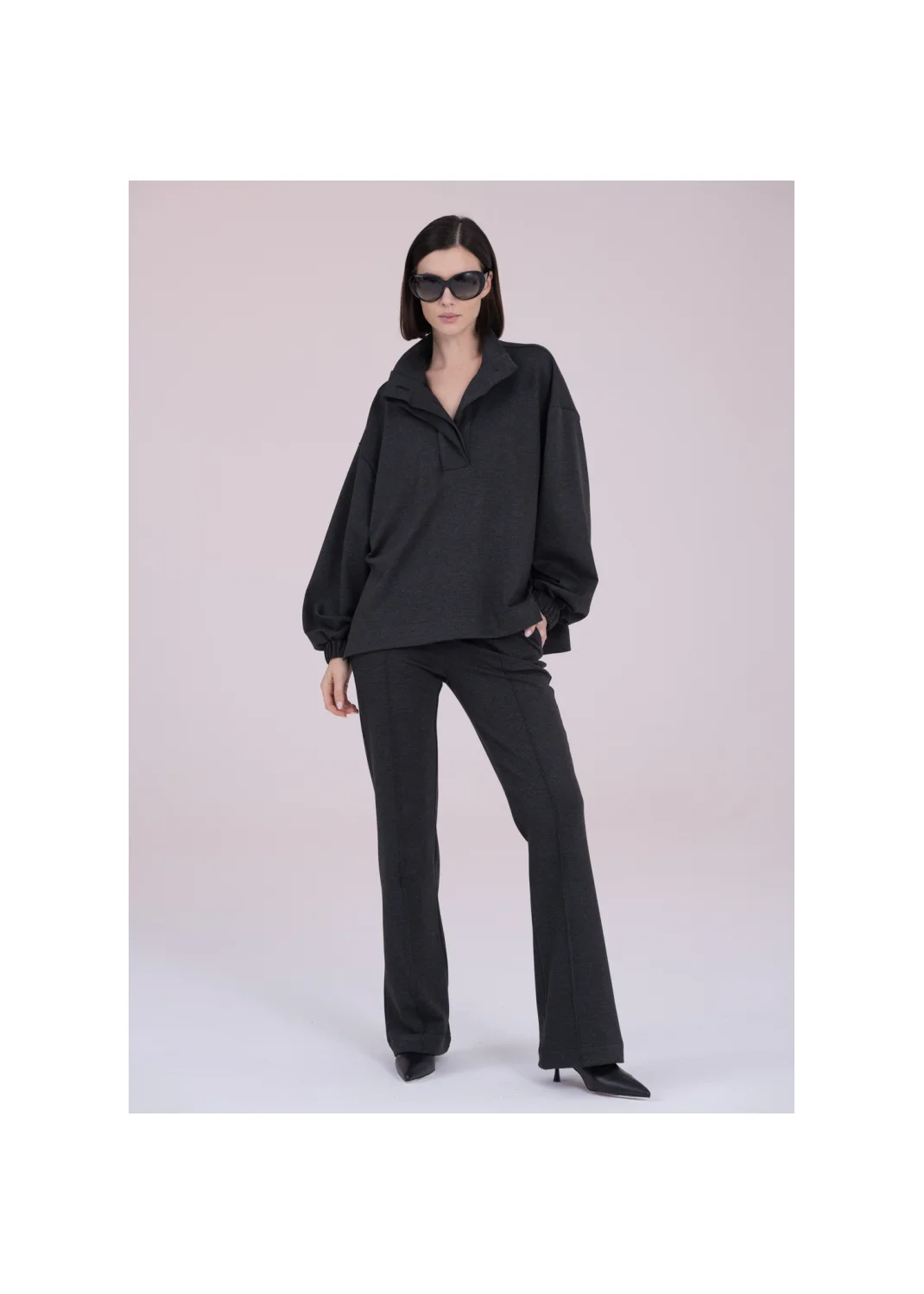 Sweatshirt MORAINE graphite - 163955