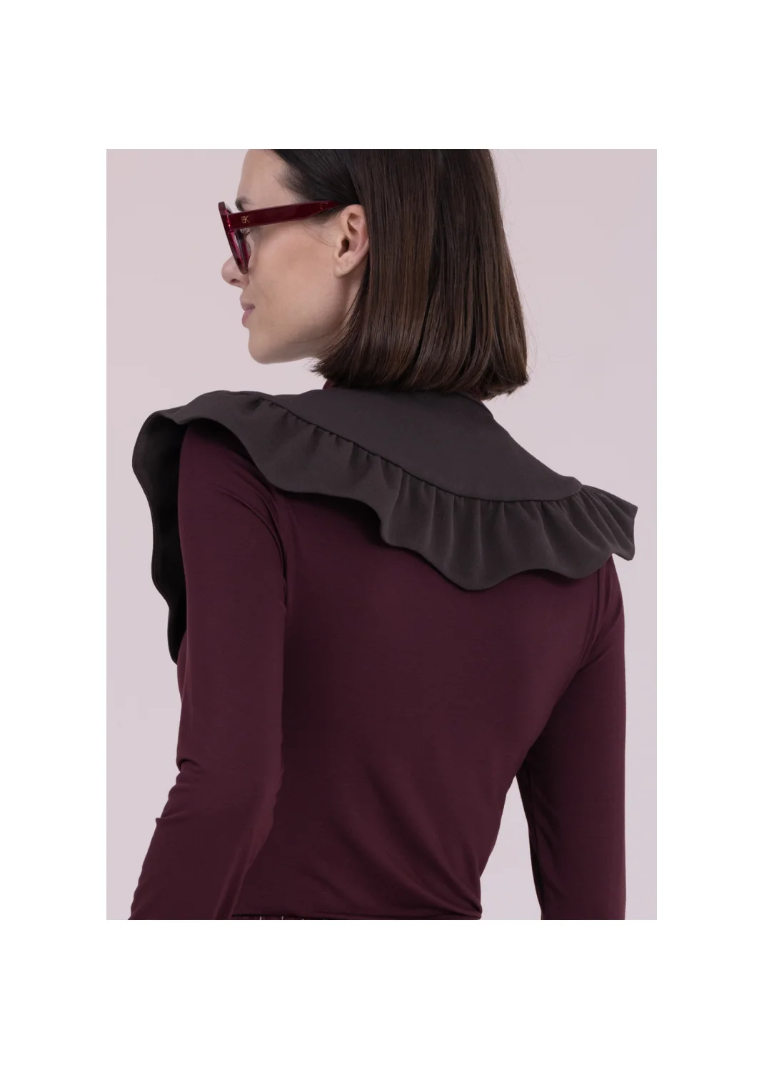 Turtleneck OLEA burgundy - 164395