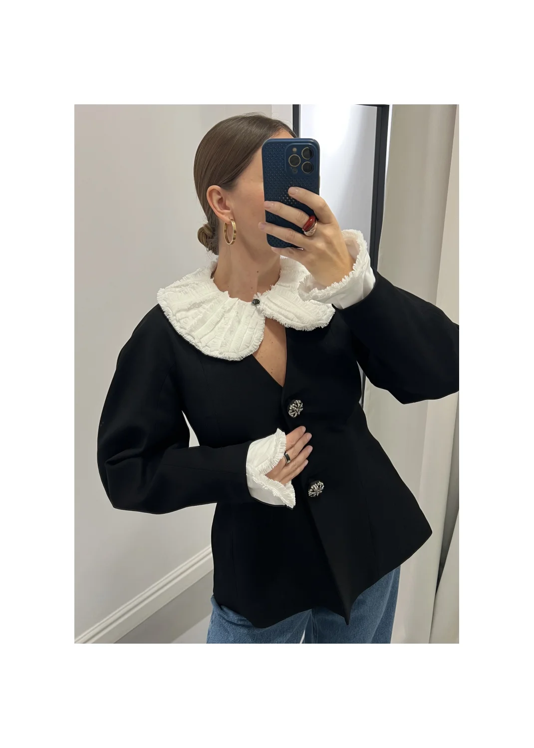 Collar NATALII white - 165247