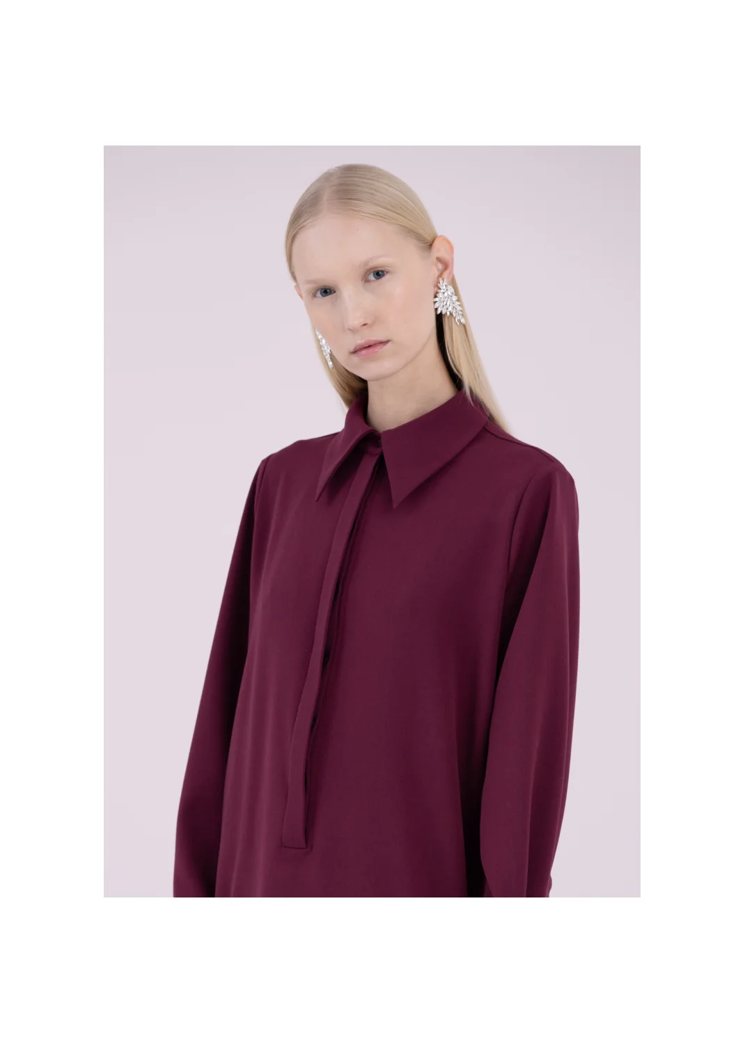 Dress PRIMMA burgundy - 168247