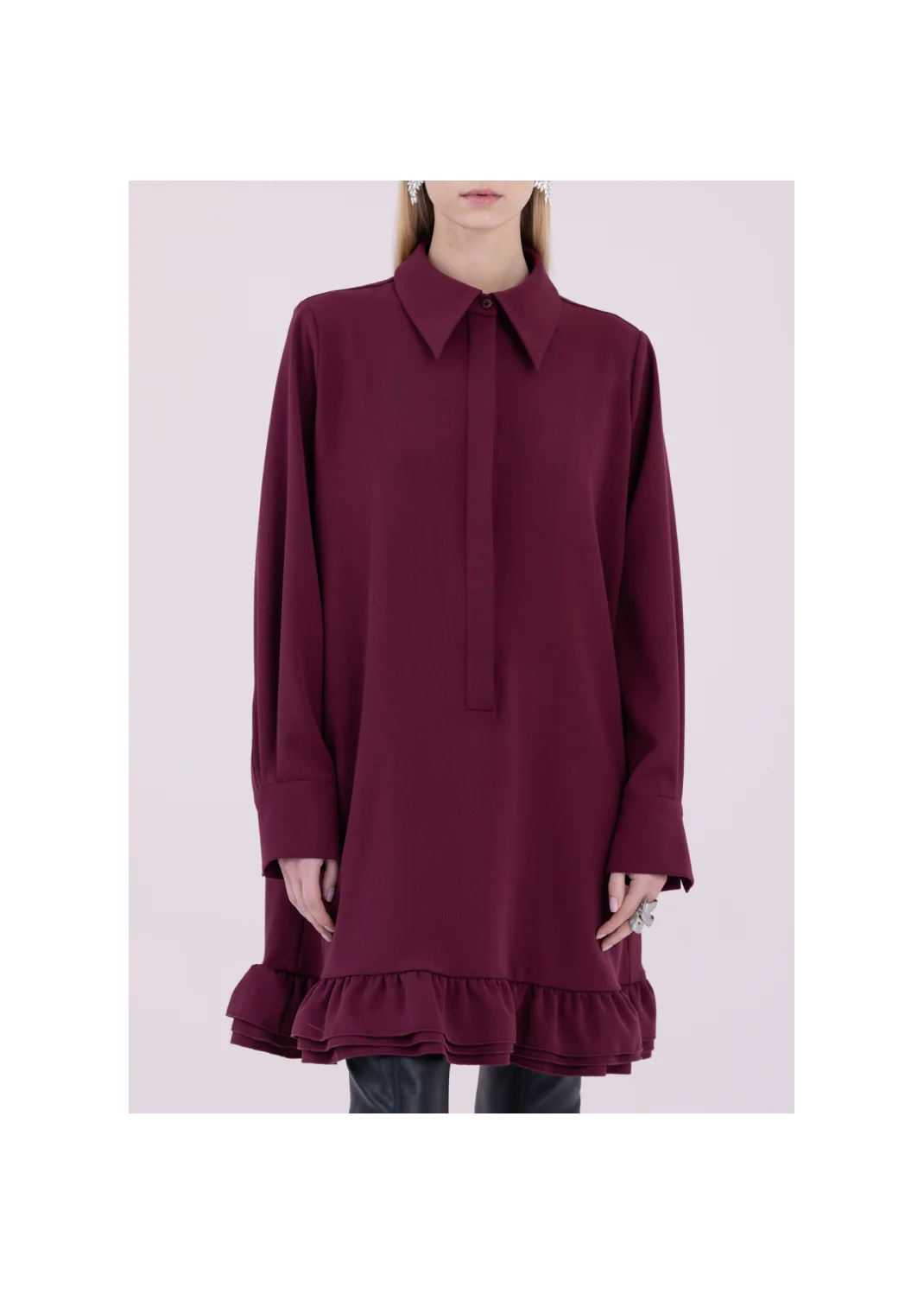 Dress PRIMMA burgundy - 168248