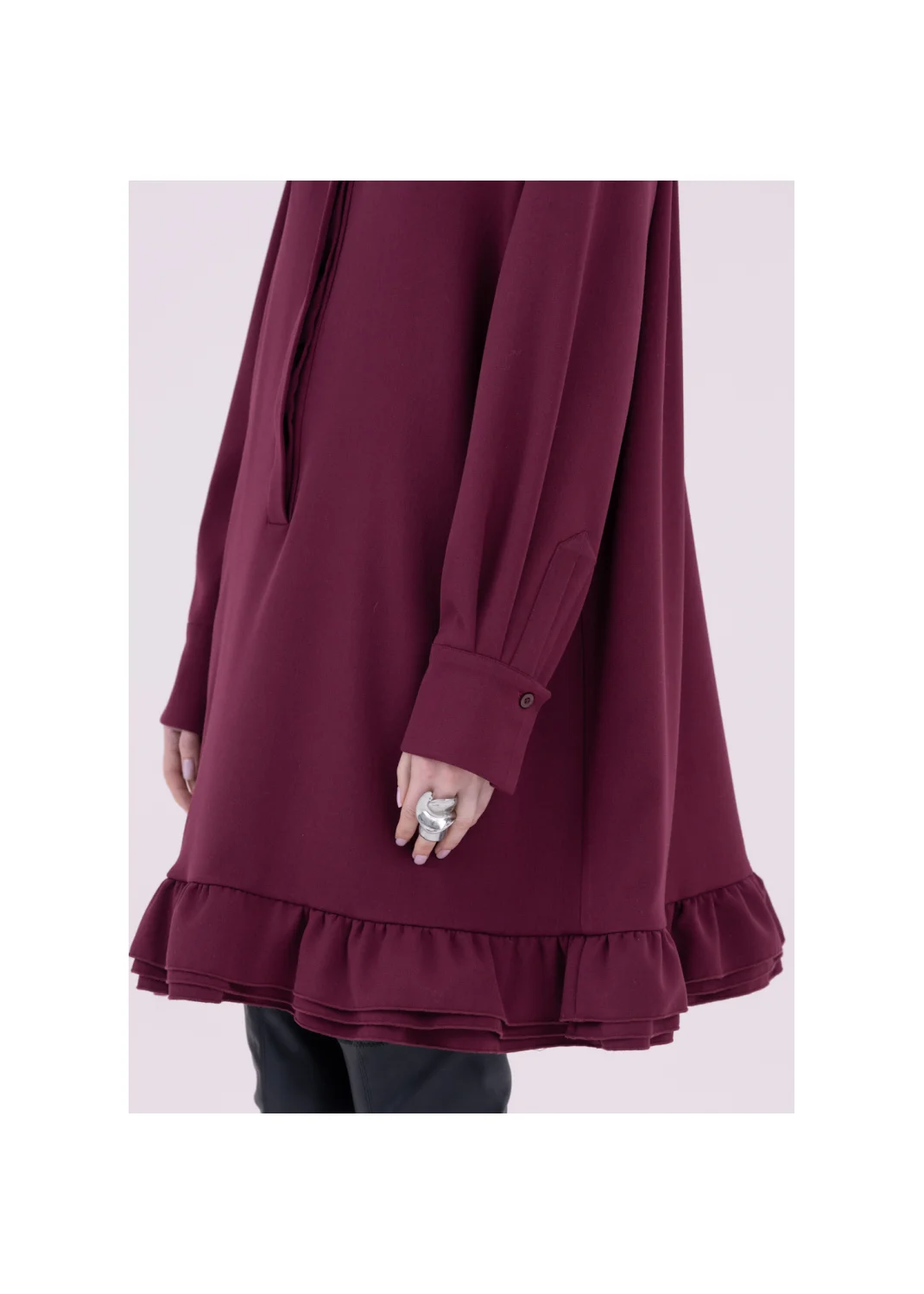 Dress PRIMMA burgundy - 168249