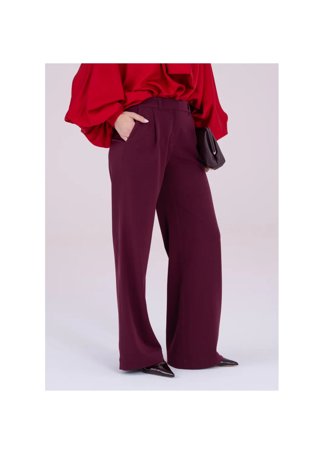 Trousers JOLIE burgundy - 168168