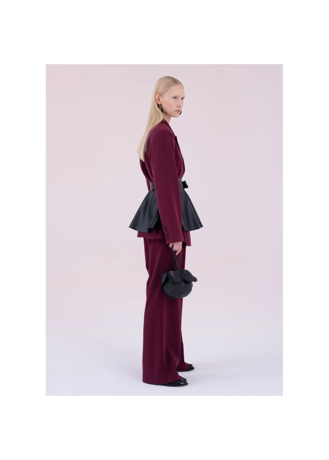 Trousers JOLIE burgundy - 168172