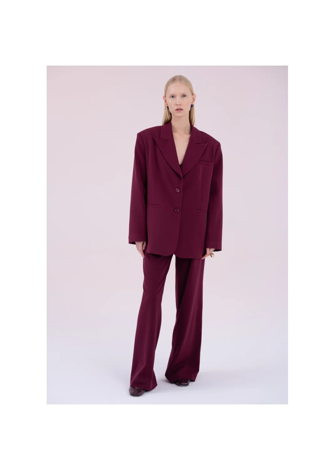 Trousers JOLIE burgundy - 168174