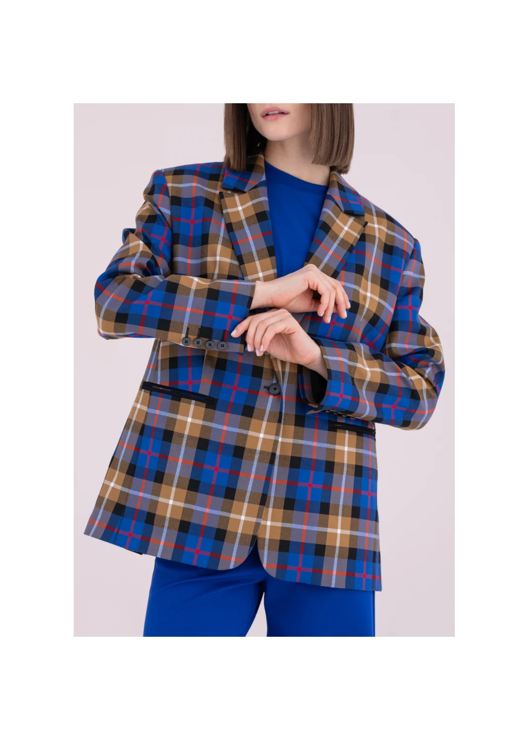  VIVIEN checkered jacket - 176595