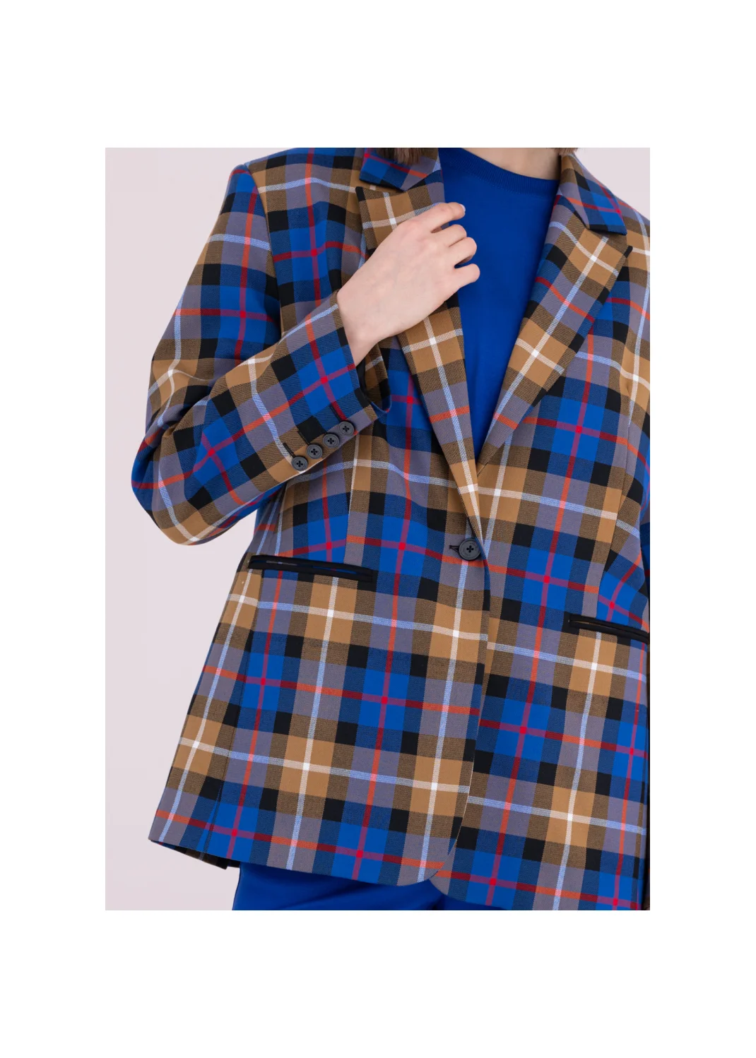  VIVIEN checkered jacket - 176596