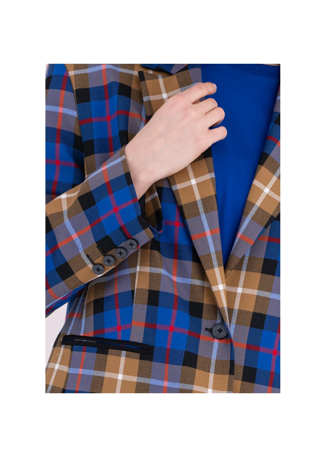  VIVIEN checkered jacket - 176597
