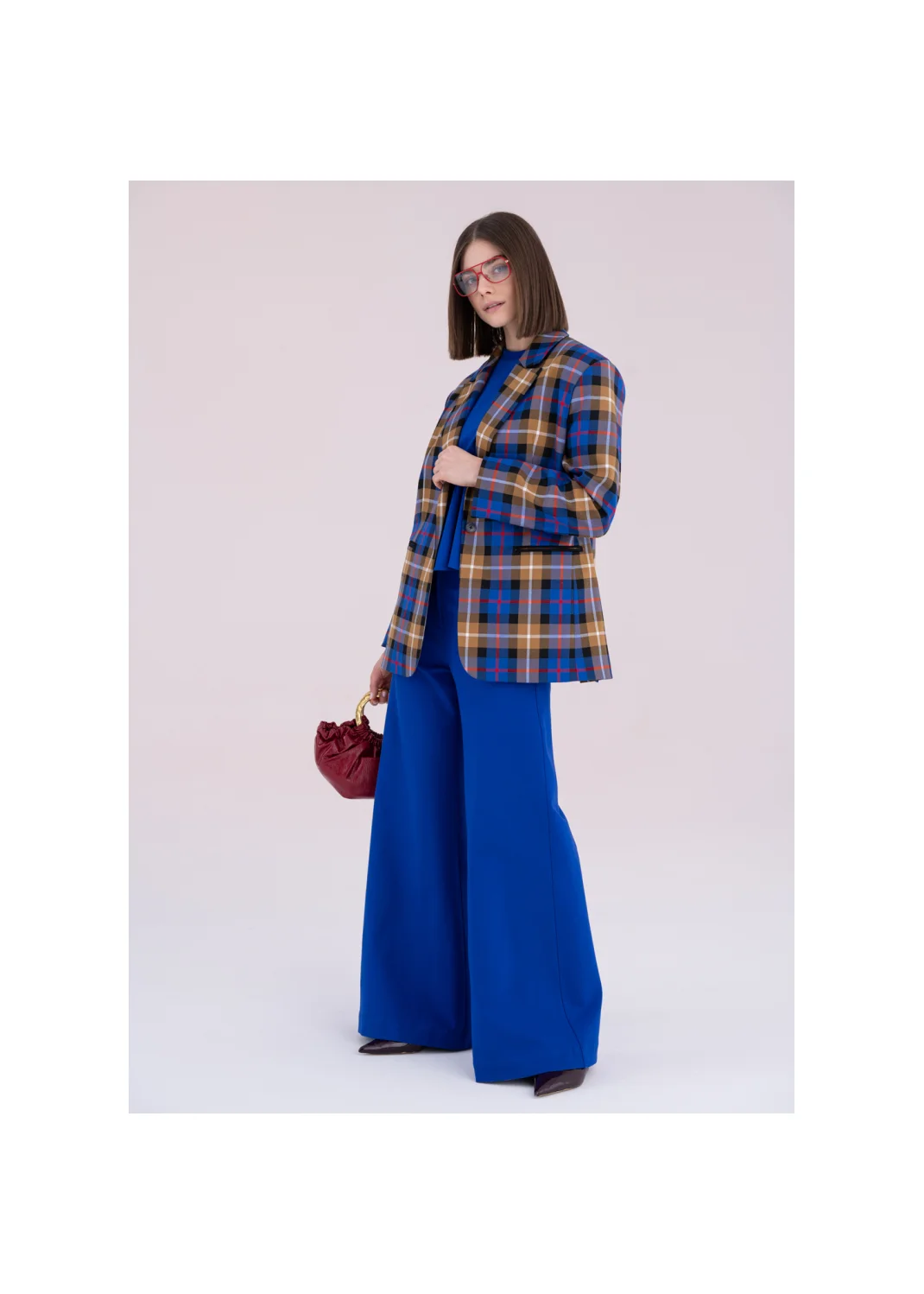  VIVIEN checkered jacket - 176600