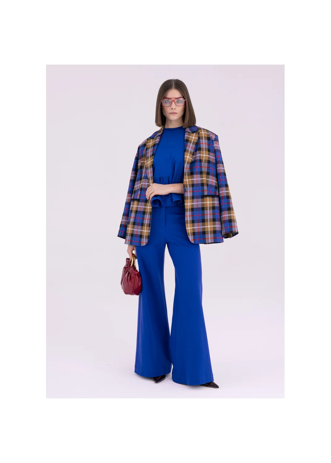  VIVIEN checkered jacket - 176593