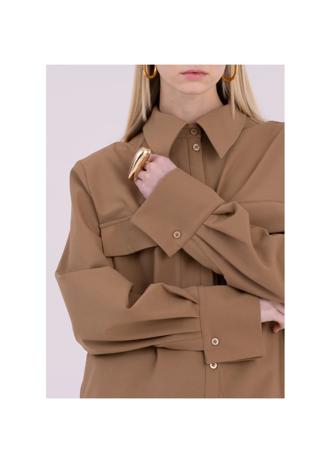 TOPAS shirt beige - 176572