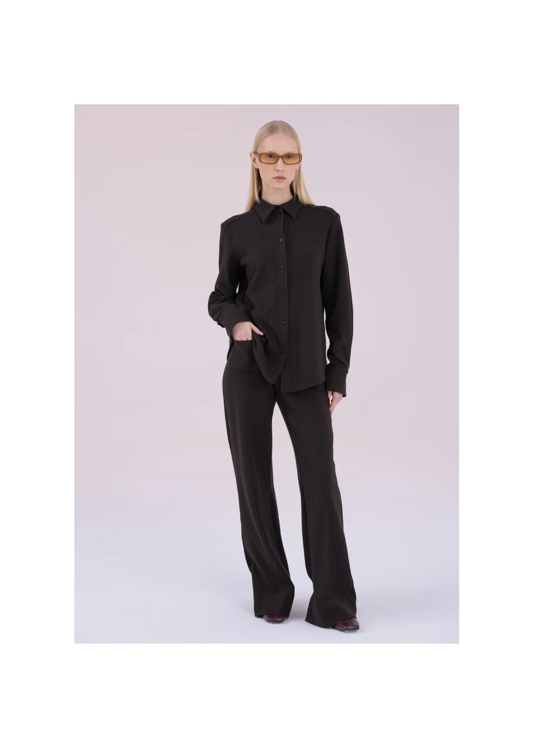 ANSELMA shirt chocolate - 176081