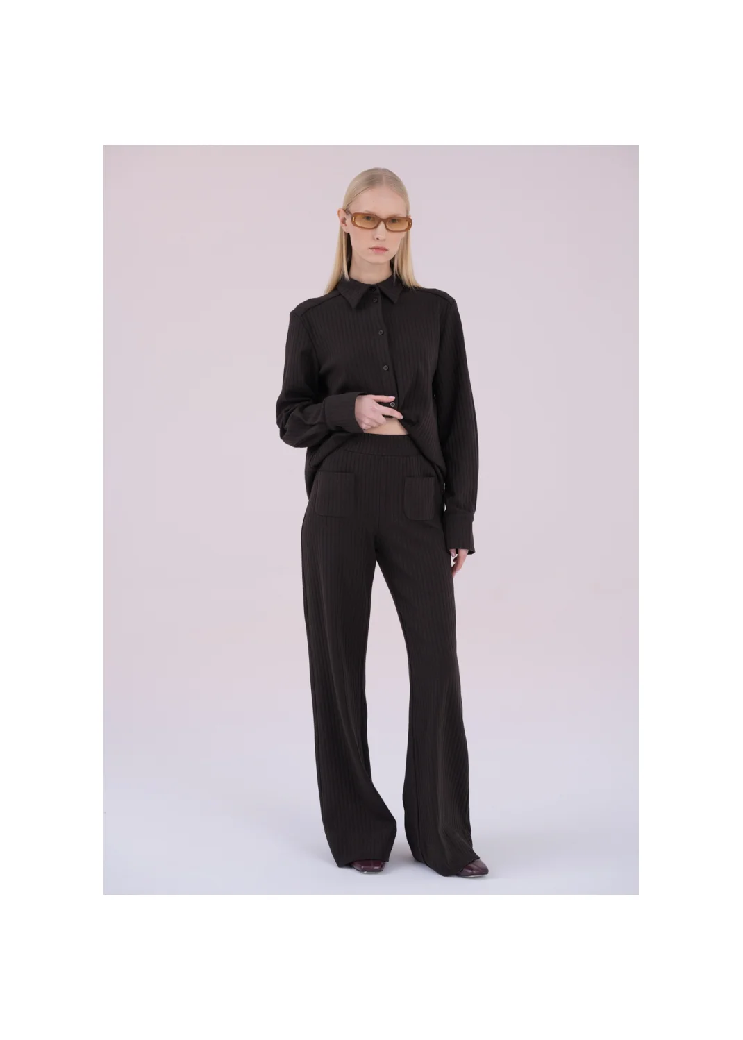 ANSELMA shirt chocolate - 176085