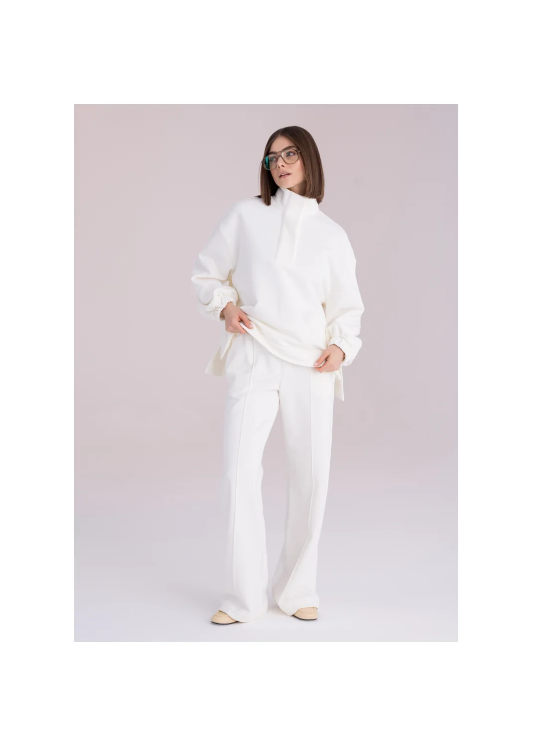 MORAINE sweatshirt ecru - 176642