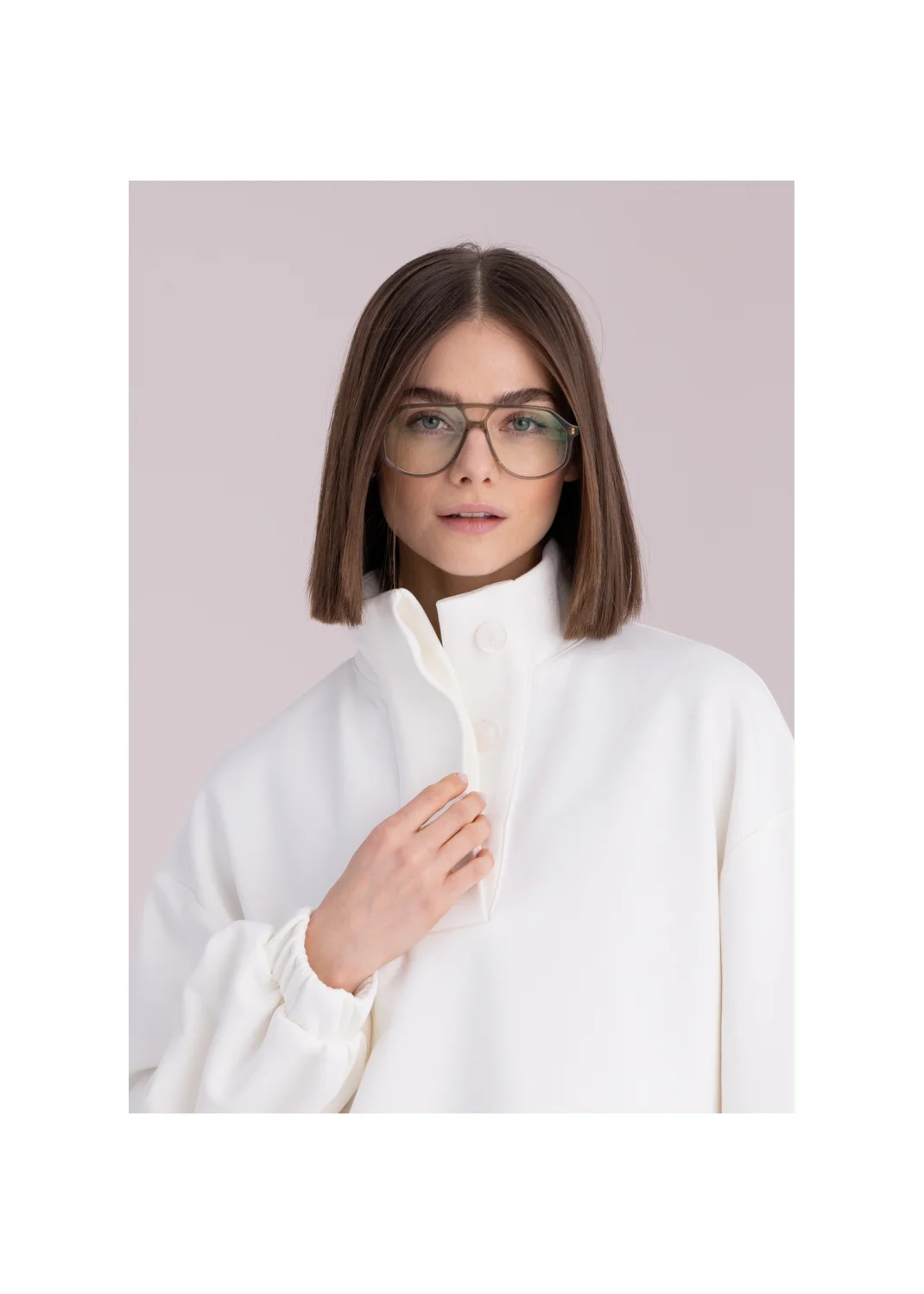 MORAINE sweatshirt ecru - 176644