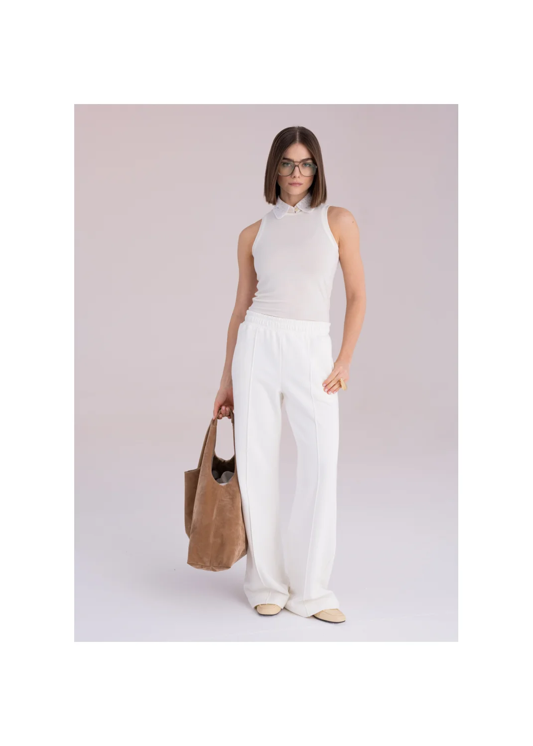 MORAINE trousers ecru - 176361